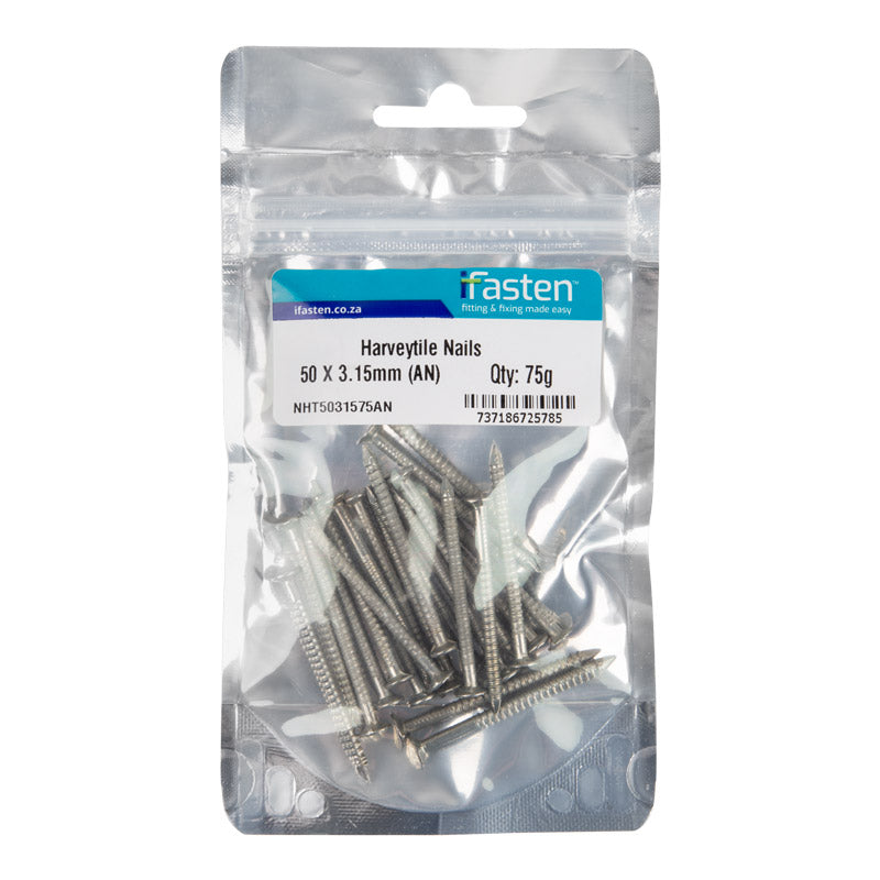 Ifasten Nail Harvey Tile 50 Mmx3.15 Mm 75 G Pp