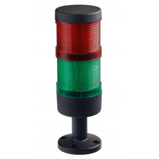 2 Colour Pre Configured Beacon Tower Light 24 Vac/Dc Nlt 50 G R 24 V