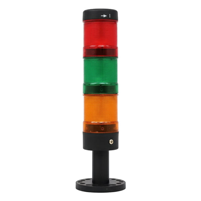 3 Colour Pre Configured Beacon Tower Light 24 Vac/Dc Nlt 50 Y G R 24 V