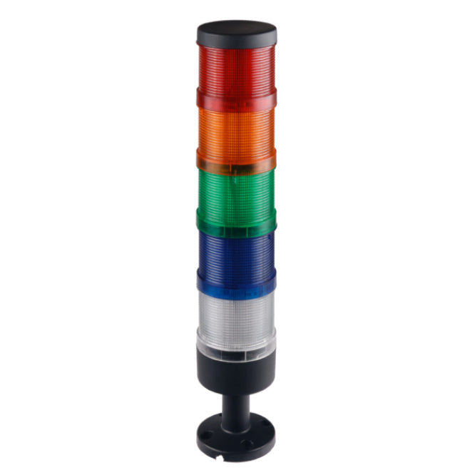 5 Colour Pre Configured Beacon Tower Light 220 Vac Nlt 50 W B G Y R 220 Vac