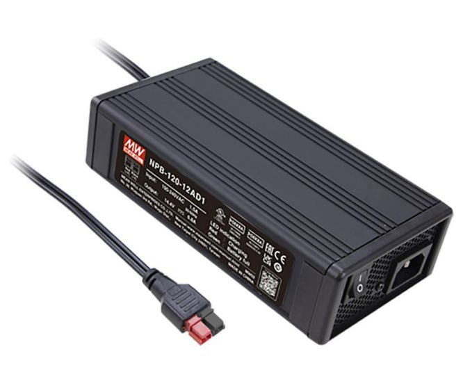 Enclosed Battery Charger For Sla & Li Ion 12 V @ 6.8 A Npb 120 12 Ad1