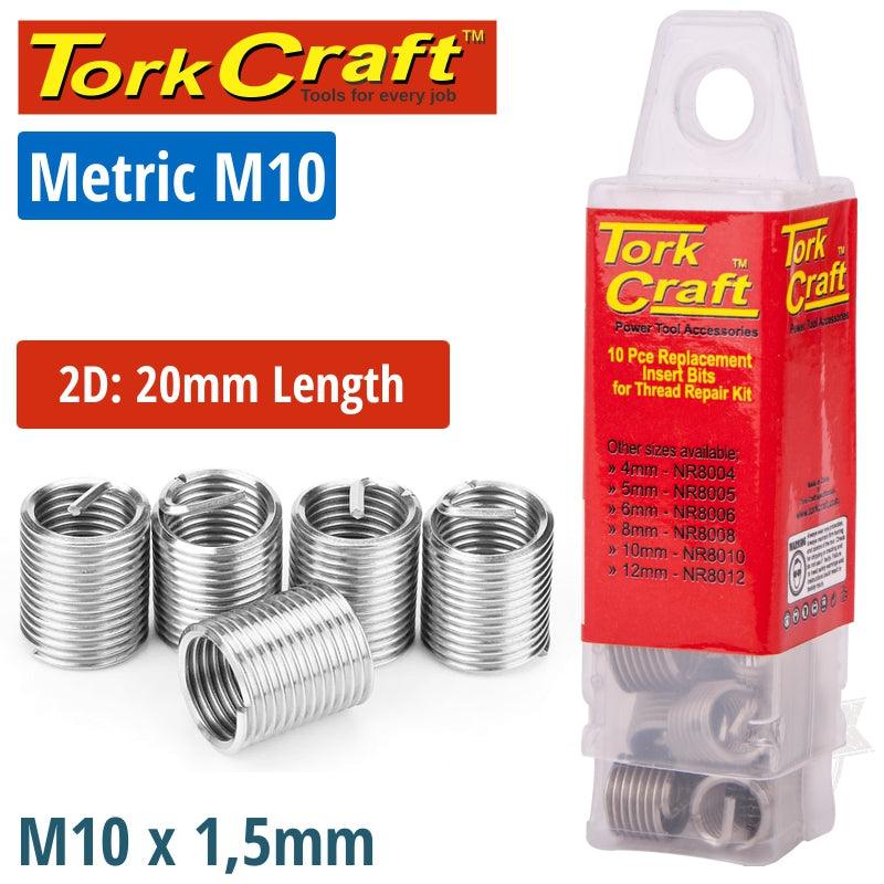 Thread Repair Kit M10 X 2 D Replacement Inserts 5 Pce - Livestainable.co.za