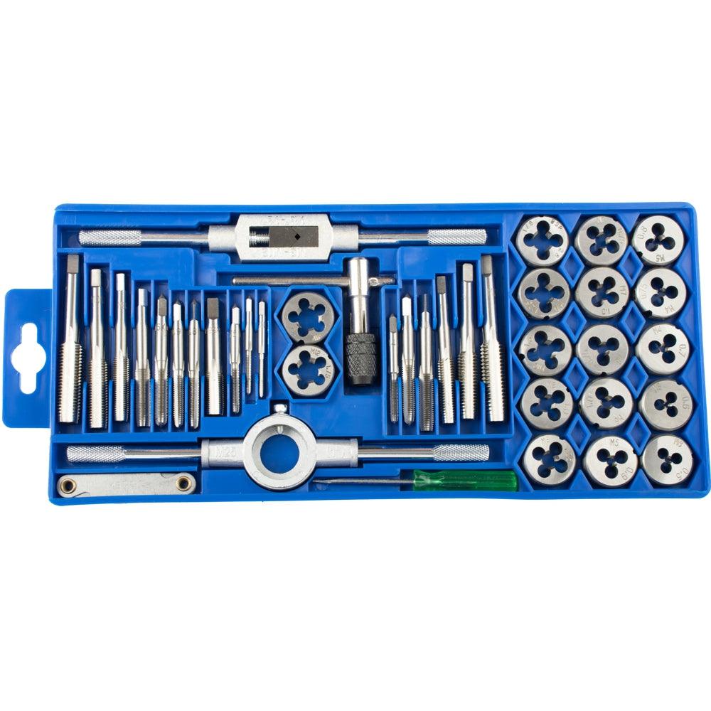 Tap & Die Set 39 Pce In Plastic Case - Livestainable.co.za