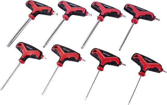 8 Pc Torx T Handle Wrench Set Sizes: T10 T15 T20 T25 T30 T40 T45 T50 - Livestainable.co.za