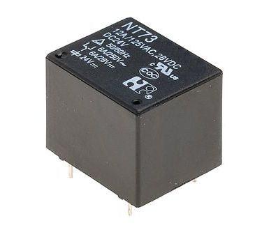 Relay Spdt 10 A 24 Vdc Rect 5 Pin Nt73 2 C S10 24 Vdc - Livestainable.co.za