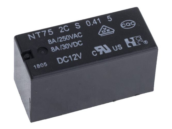 Pcb Mount Relay Dpdt 8 A 24 V 8 P 29x13x16 Nt75 2 Cs8 Dc24 V0.415.0