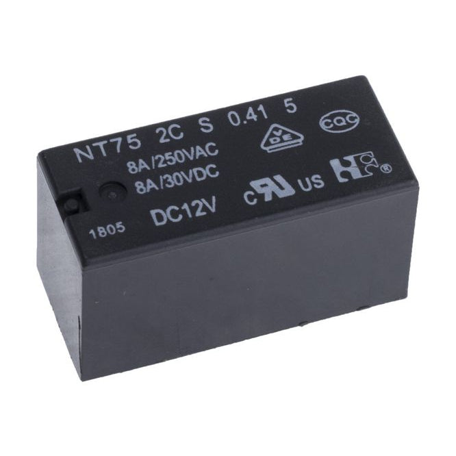 Pcb Mount Relay Dpdt 8 A 24 V 8 P 29x13x16 Nt75 2 Cs8 Dc24 V0.415.0