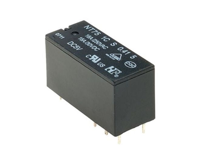 Relay Spdt 12 A 5 Vdc 0.41 W Rect 8 Pcb Nt75 1 Cz12 Dc5 V0.413.5