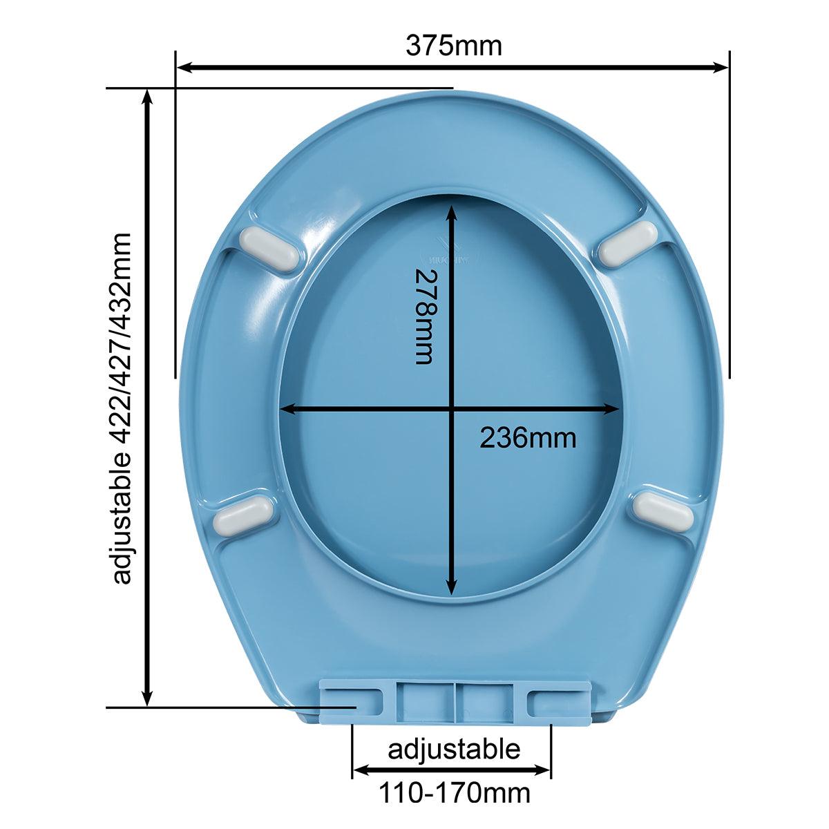 Wirquin Toilet Seat Club Thermodur Blue 1.5 Kg - Livestainable.co.za