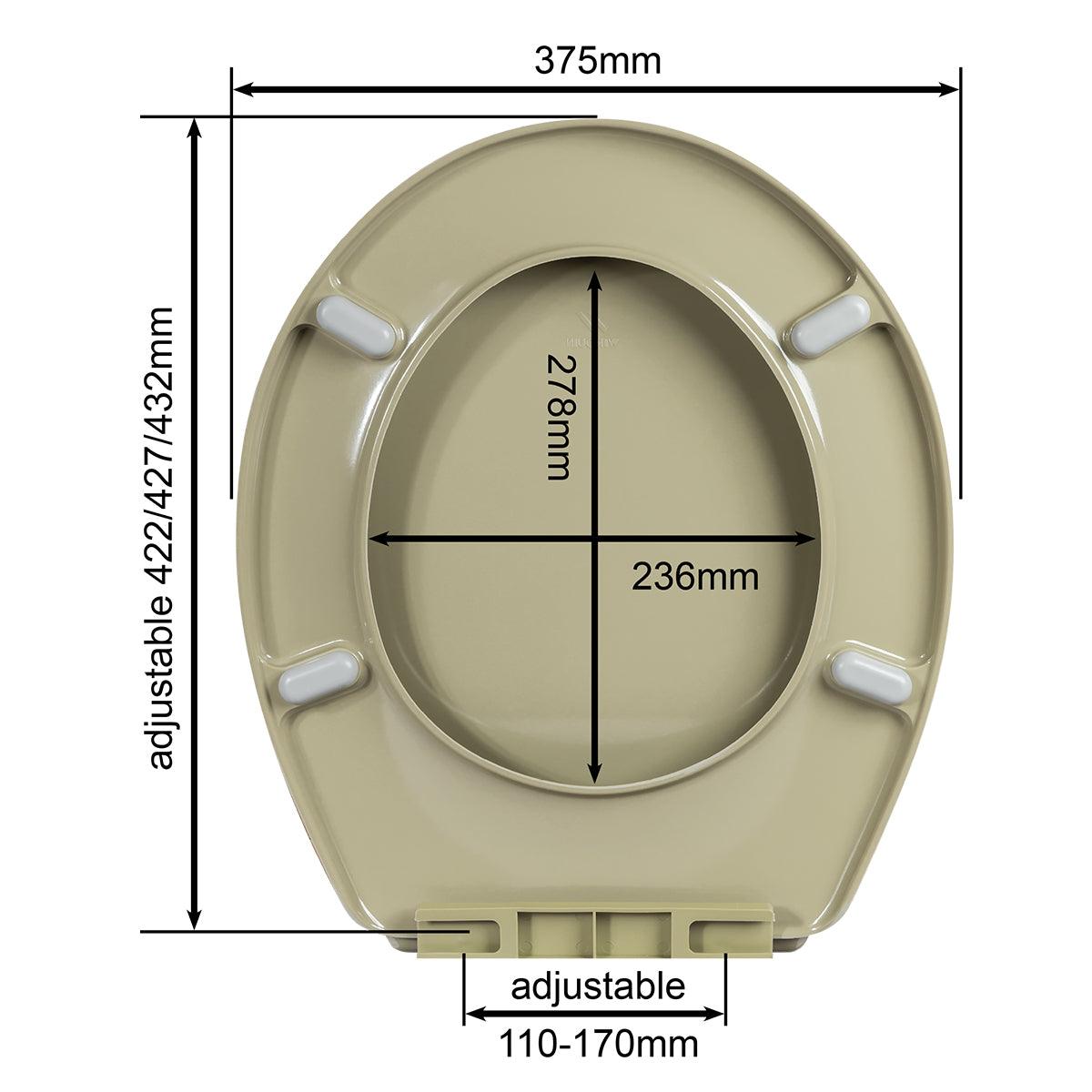 Wirquin Toilet Seat Club Thermodur Avocado 1.5 Kg - Livestainable.co.za