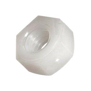 White Nylon M3 Nut 3x2.5x5.6mm 210203 - Livestainable.co.za