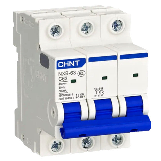 Mcb Mini D/R Circuit Breaker 3 P 32 A 3 Ka C Curve Nxb 63 C 3 P 32 A 3 Ka