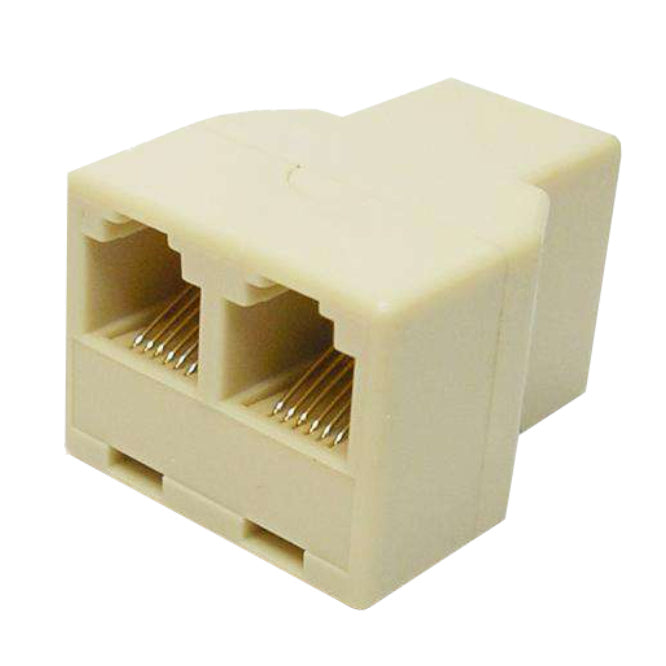 3 W Inline 6 P6 C Usa Rj12 Socket Adaptor Rj12/T
