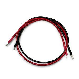 10mm2 7 AWG DC Charging and Battery Cable 50CM Red and Black Pair With 8mm Ring and Pin Lugs - Livestainable.co.za