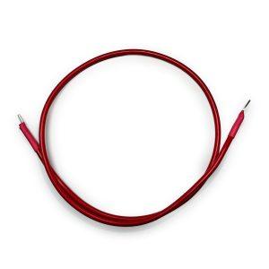 10mm2 7 AWG DC Charging and Battery Cable 100CM Red With 8mm Ring and Pin Lugs - Livestainable.co.za