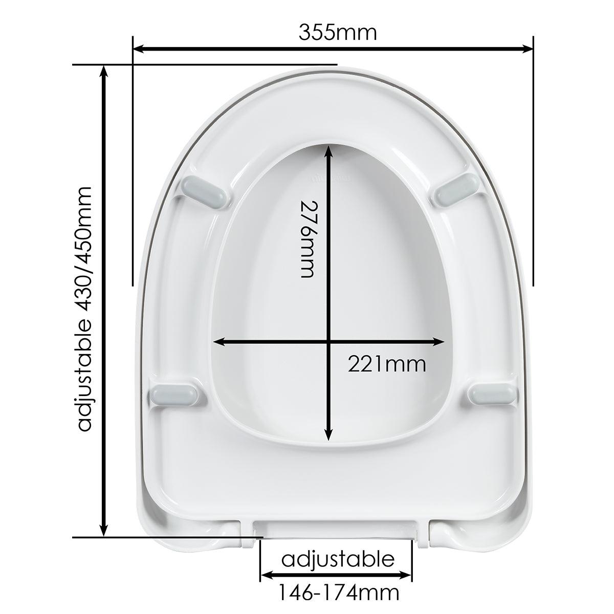 Wirquin Toilet Seat H 1 S/S Hng Wht (1.7 Kg) - Livestainable.co.za