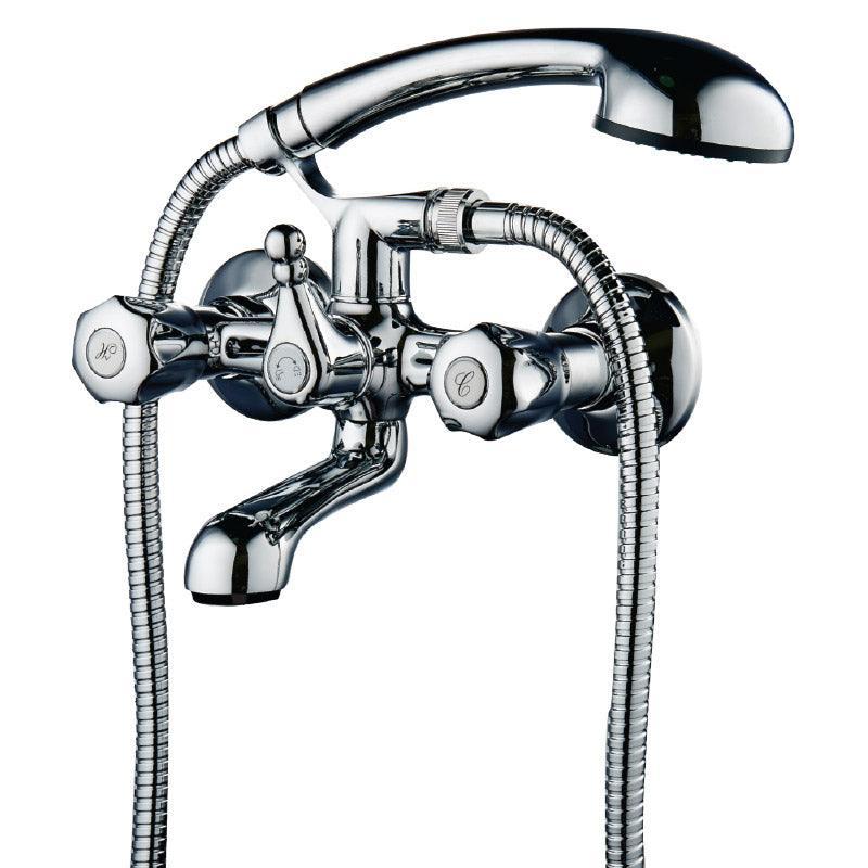 Tap Visto Bath Mixer Wall Type With Handshower - Livestainable.co.za