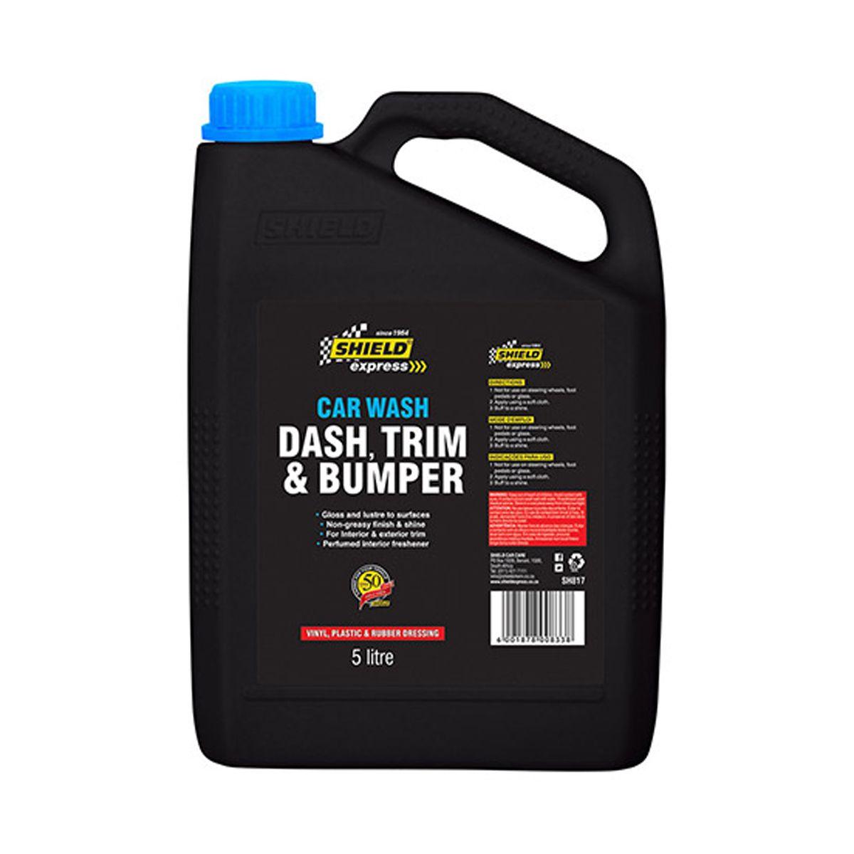 Shield Express Car Wash Dash Trim & Bumper 5 L - Livestainable.co.za