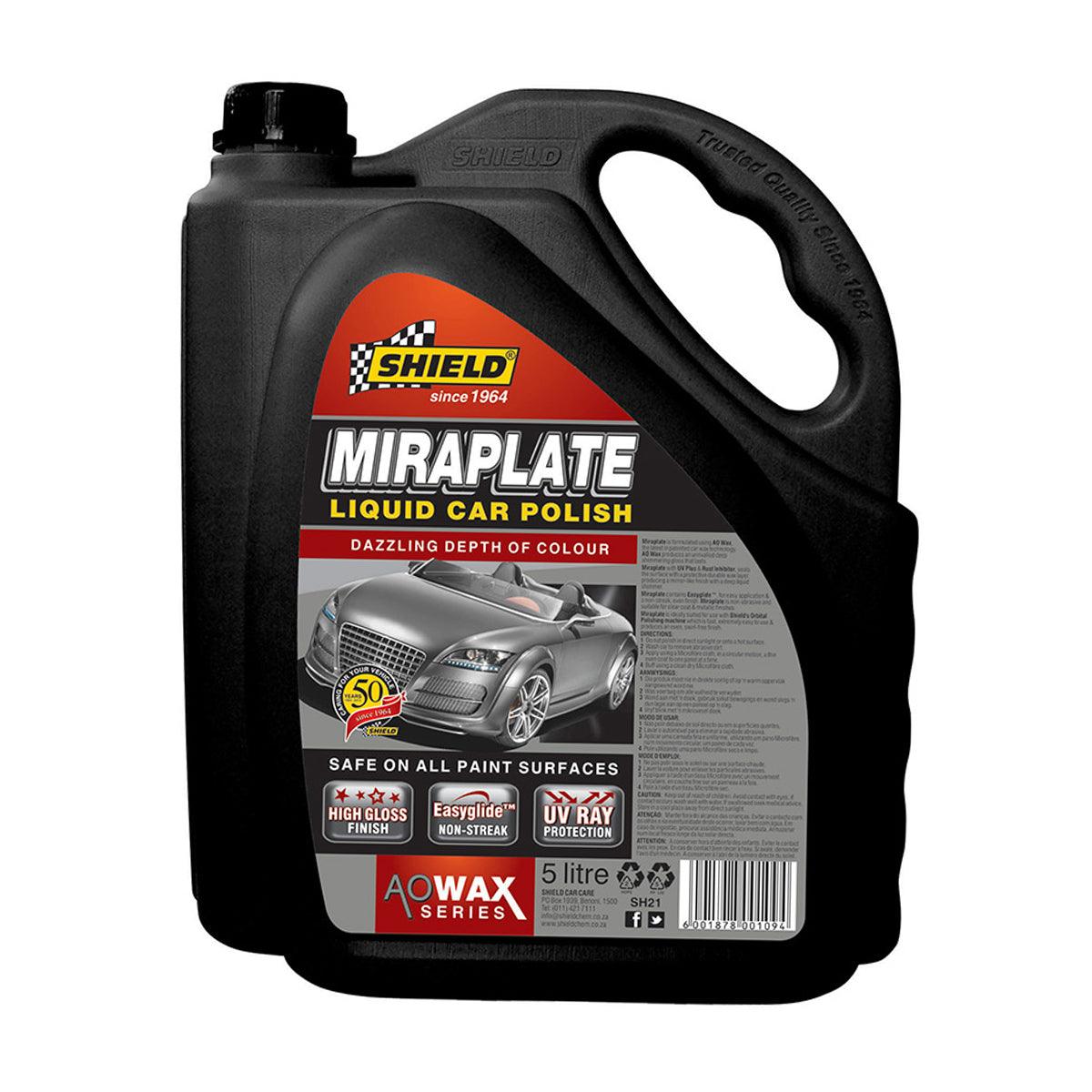 Shield Miraplate Liquid Wax 5 L - Livestainable.co.za