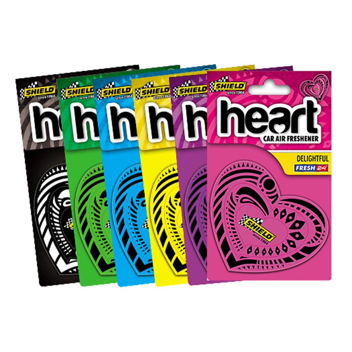 Shield Heart Freshener Std Mixed Box 24 Price Ea - Livestainable.co.za