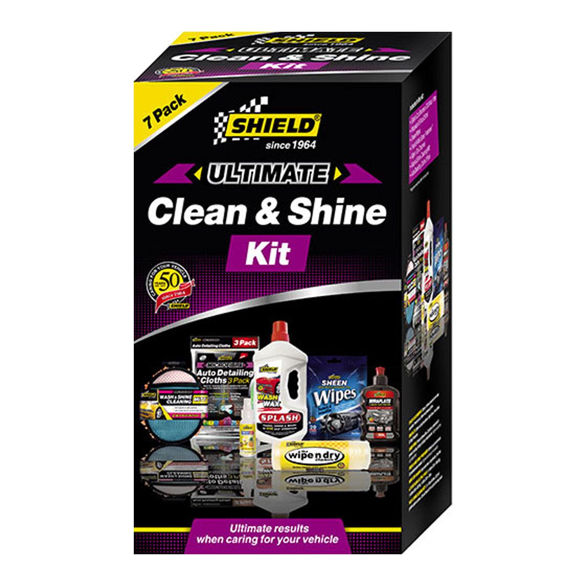 Shield Ultimate Clean & Shine Kit 7 Pce - Livestainable.co.za