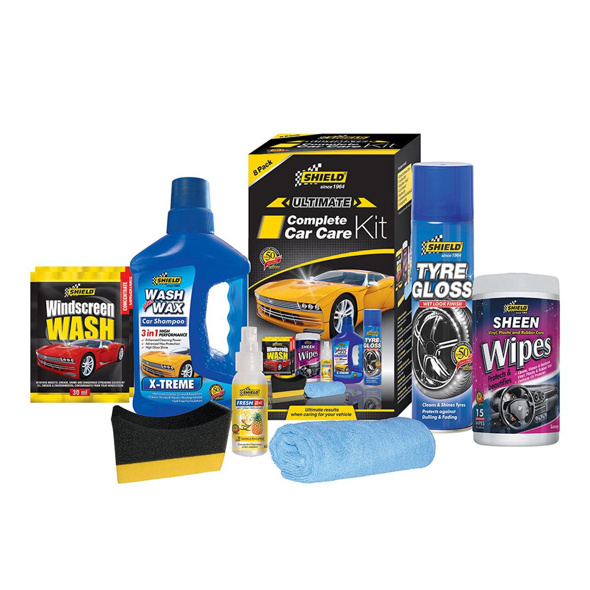 Shield Complete Car Care Kit 8 Pce - Livestainable.co.za