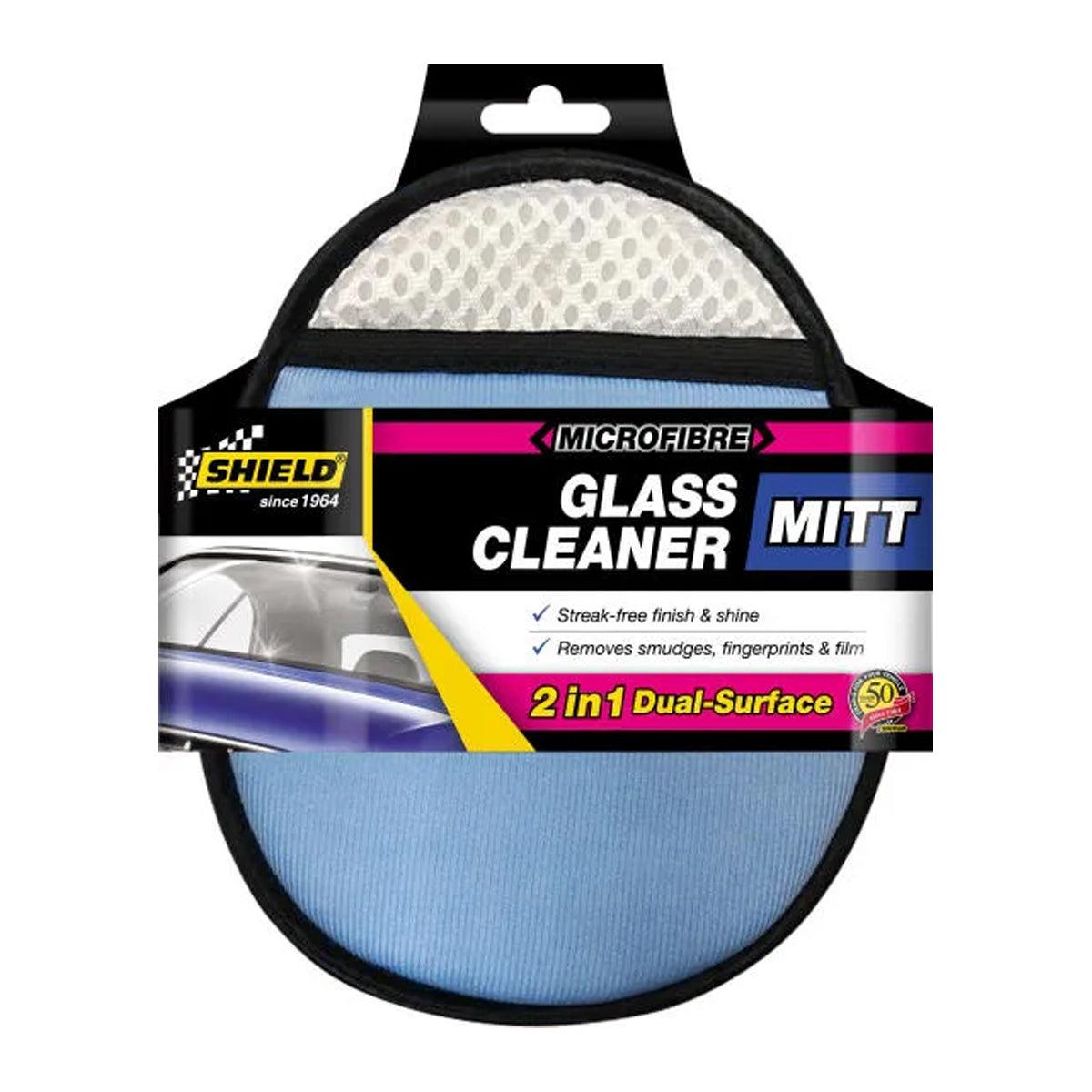 Shield Microfibre Glass Cleaner Mitt Std - Livestainable.co.za