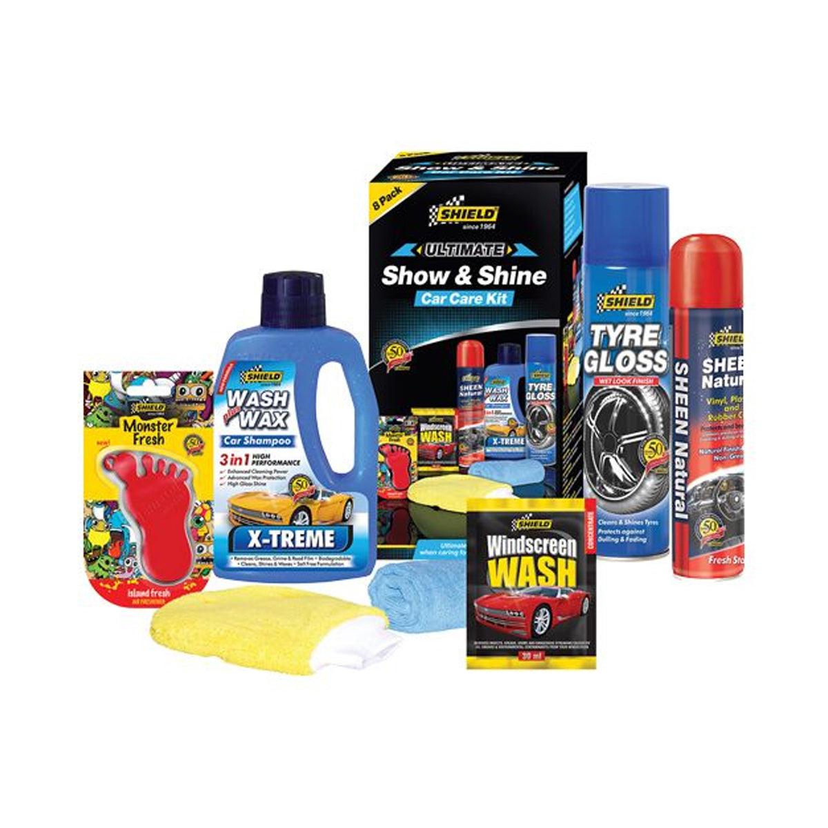 Shield Show N Shine Car Care Kit 8 Pce - Livestainable.co.za