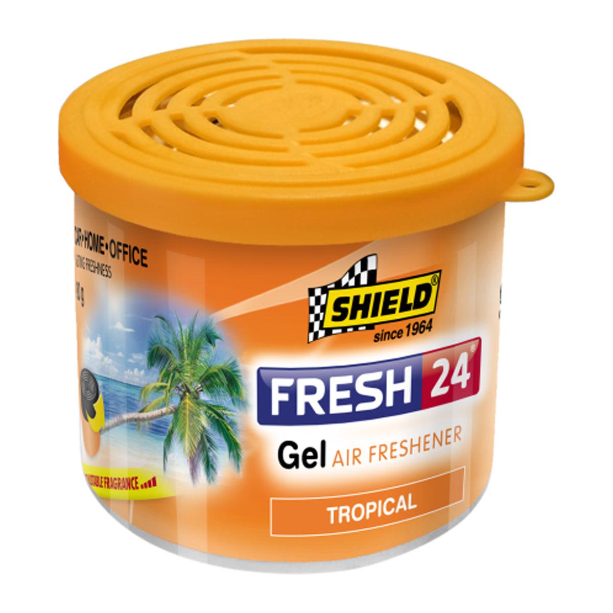 Shield Fresh 24 Gel Air Freshener Tropical 80 Gr - Livestainable.co.za