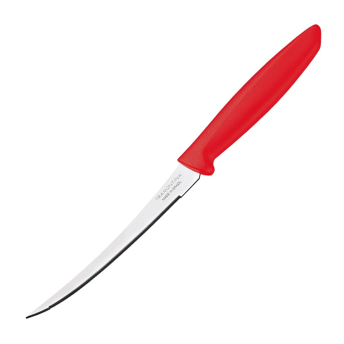 Tramontina Plenus Tomato Knife 13 Cm Red - Livestainable.co.za