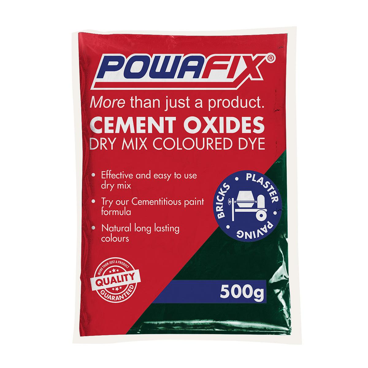 Powafix Cement Oxide Powder Green 500 G - Livestainable.co.za