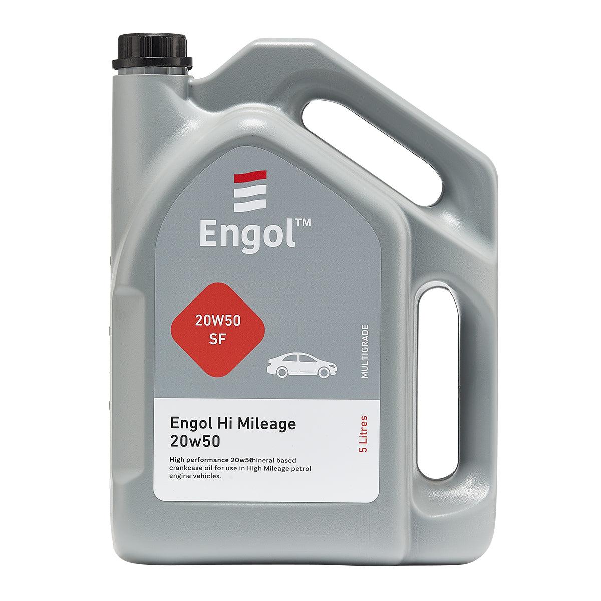 Engol Oil Hi Milage 20 W50 5 L - Livestainable.co.za