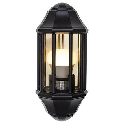 Sorrento Lantern 5 Panel Half Wall Black - Livestainable.co.za