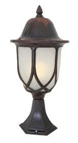 Lantern Alab. Pedestal Rust - Livestainable.co.za