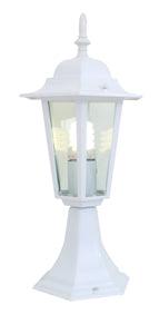 Lantern 6 Panel Pedestal White - Livestainable.co.za