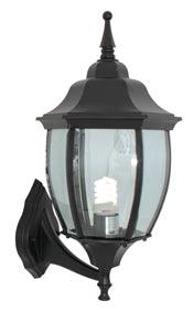 Lantern 6 Panel Large Up Facing Black - Livestainable.co.za