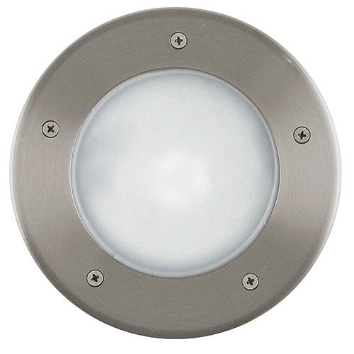 Riga3 Round Recessed G/Light S/Steel - Livestainable.co.za