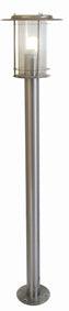 Stainless Steel Bollard Light Satin Chrome - Livestainable.co.za