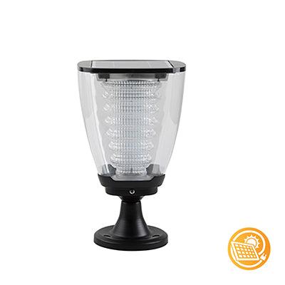 Solar Post Light 160mm Black - Livestainable.co.za