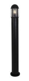 Lourve Narrow Bollard Black - Livestainable.co.za