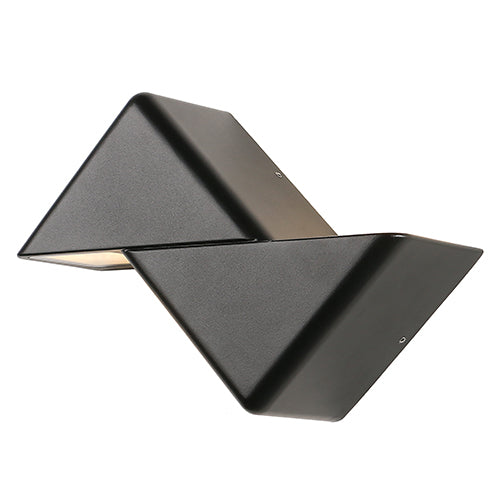 Eurolux Triat Outdoor Wall Light Black Led 12w