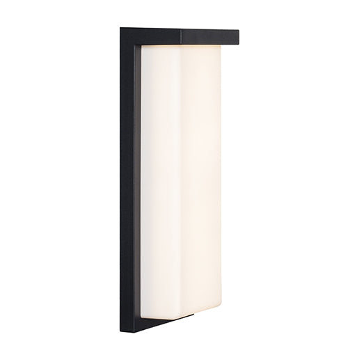 Eurolux Lone Long Outdoor Wall Light Black Led 20w