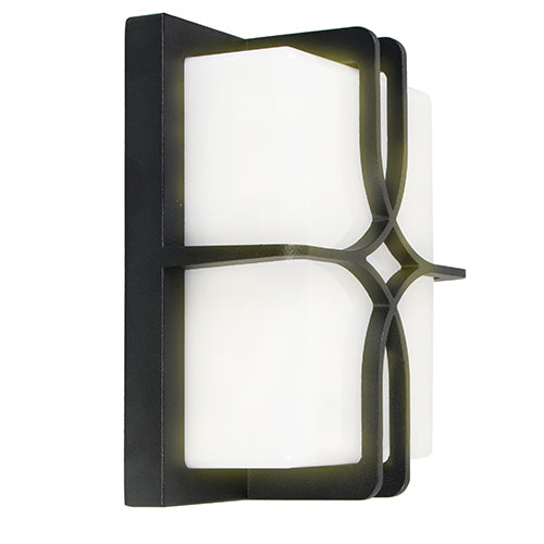 Eurolux Lone Deco Outdoor Wall Light Black Led 10w