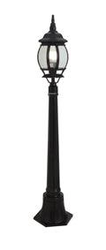 Lantern 8 Panel 1 Lt Pole Black - Livestainable.co.za