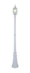 Lantern 8 Panel 1 Lt Pole White - Livestainable.co.za