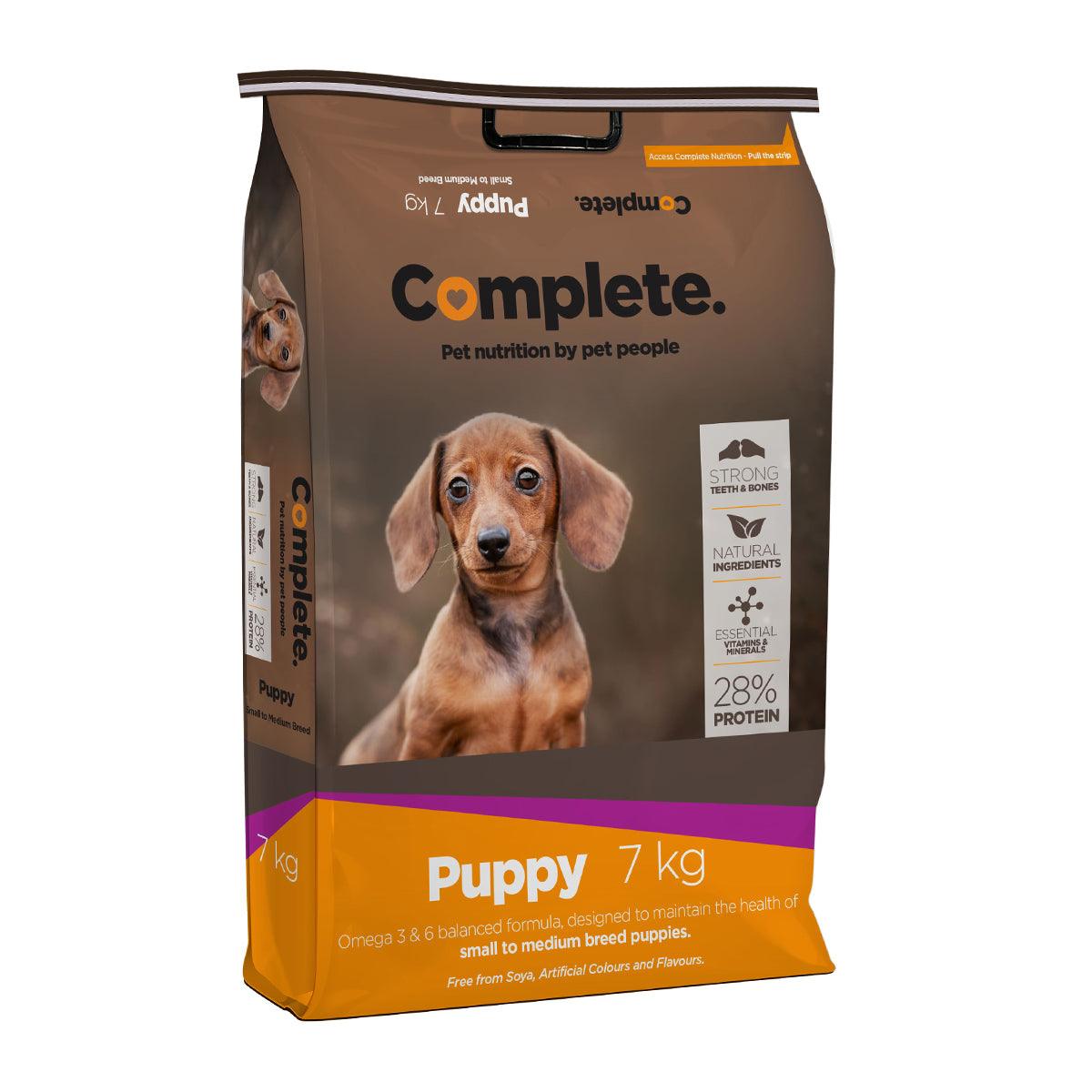 Complete Dog Food Puppy Small Medium 7 Kg - Livestainable.co.za