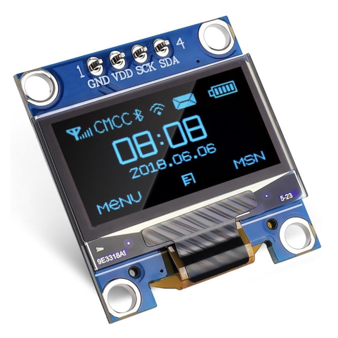Oled Screen I2 C Bl/Yl, Iic 0.96" Oled9.6