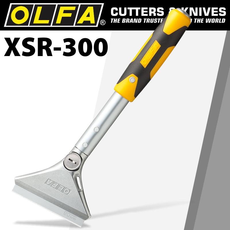 Olfa Heavy Duty Scraper 300 Mm With 0.8 Mm Blade And Safety Blade Cover - Livestainable.co.za