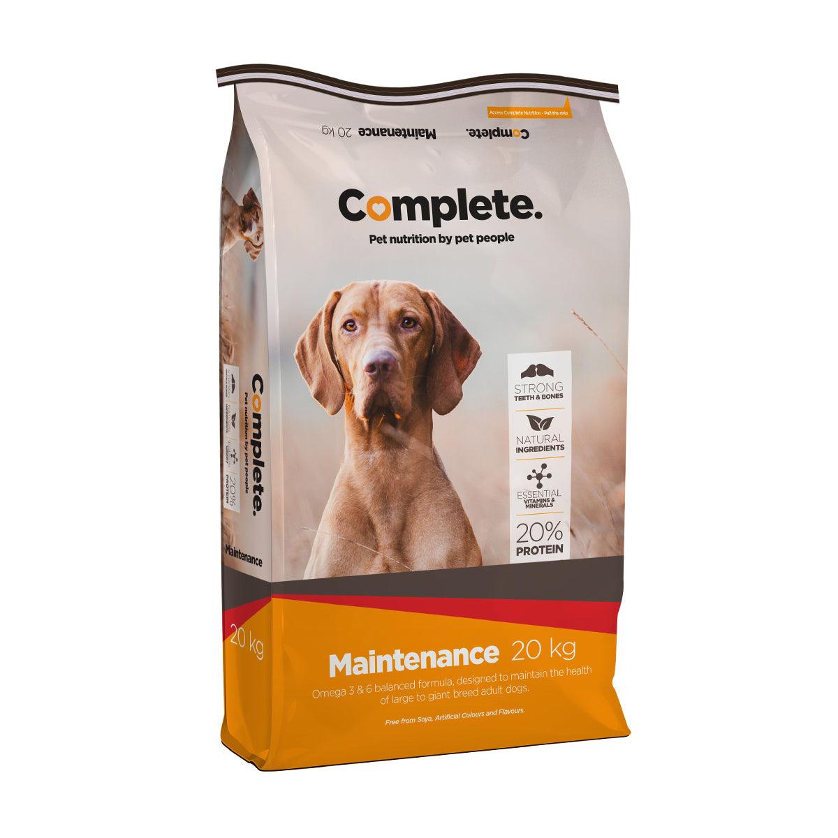 Complete Dog Food Maintenance Large Giant 20 Kg - Livestainable.co.za