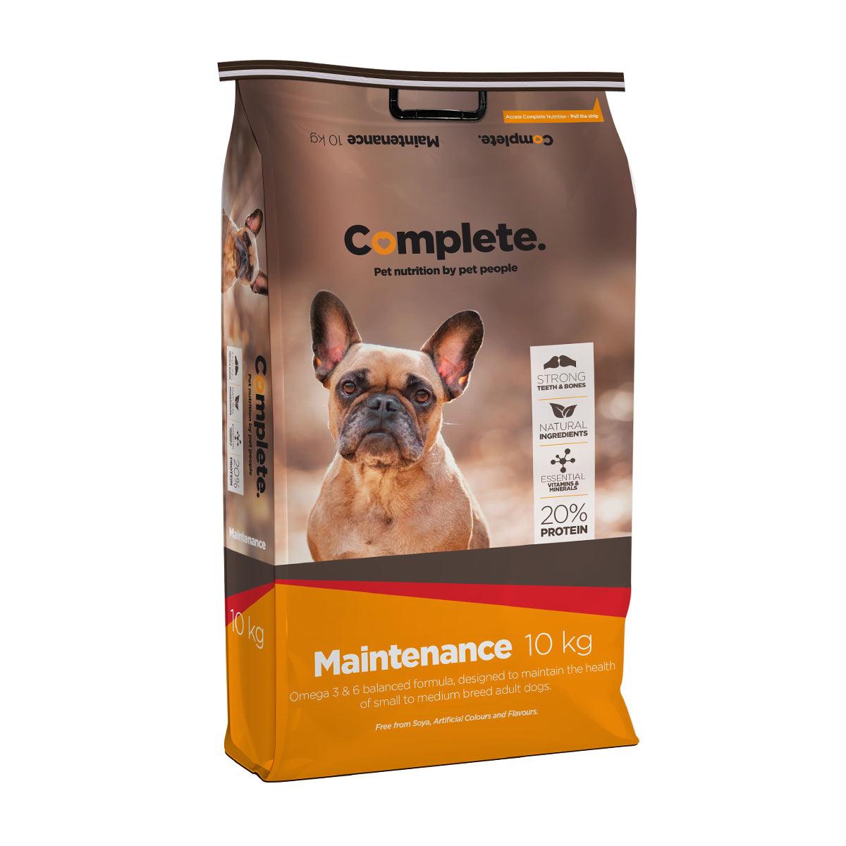 Complete Dog Food Maintenance Small Medium 10 Kg - Livestainable.co.za